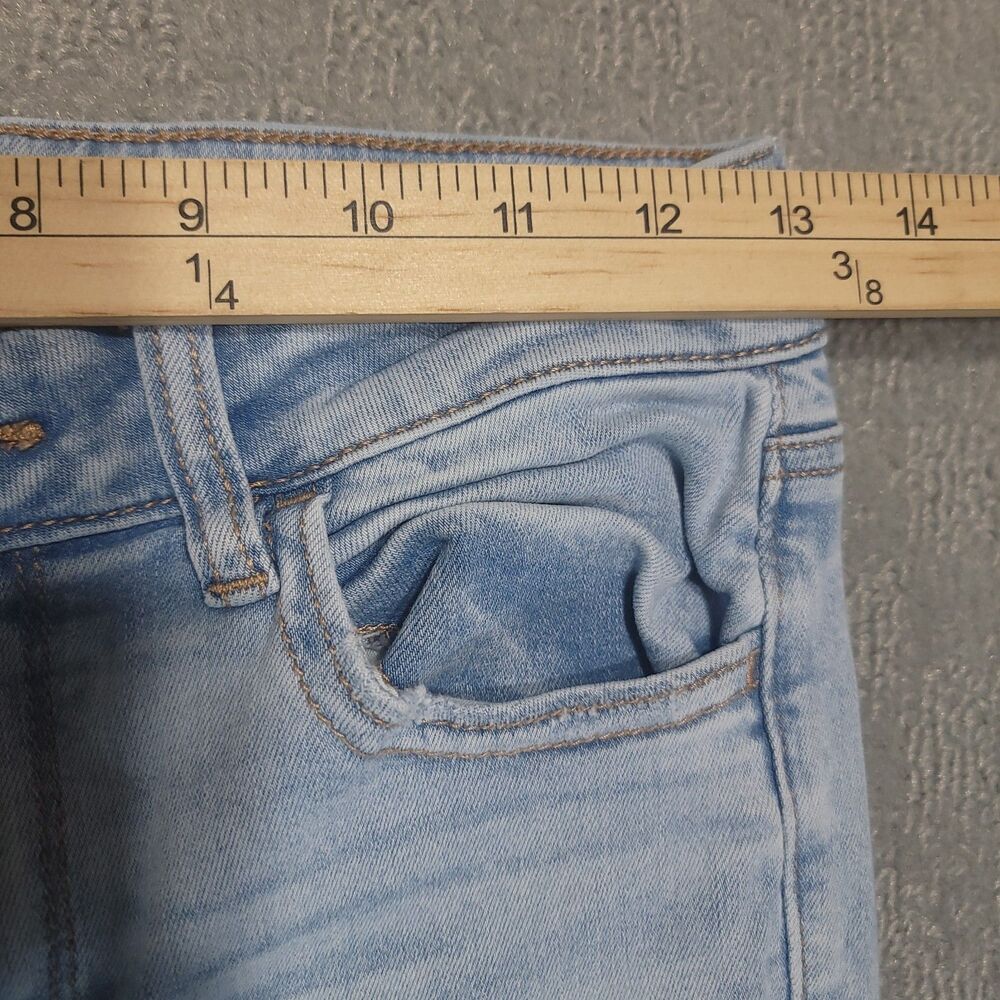 American Eagle Hi-Rise Jegging Womens 4 Stretch Jeans Blue Denim - Picture 6 of 9